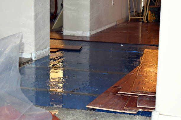 Professional Flood Cleanup technician working in Villanova, PA